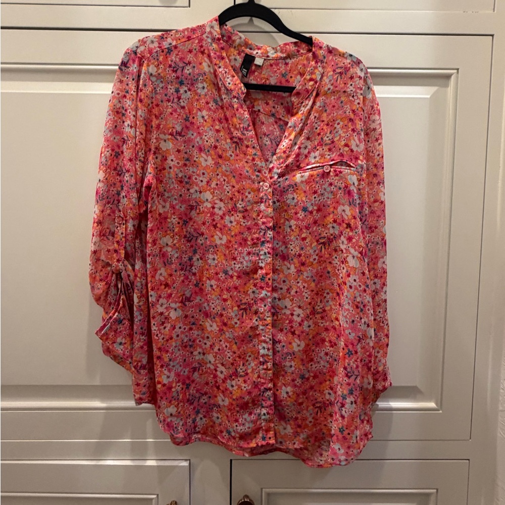 Kut from the Kloth Multicolor Floral Blouse